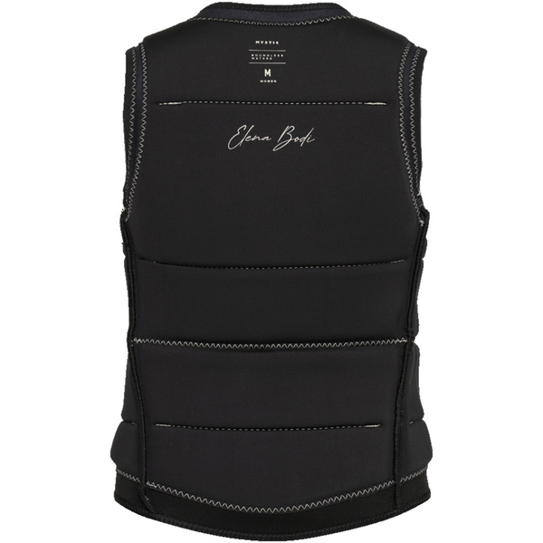 2026 Mystic Womens Raspa Elena Bodi Front Zip Wake Impact Vest 35005.260160 - Black